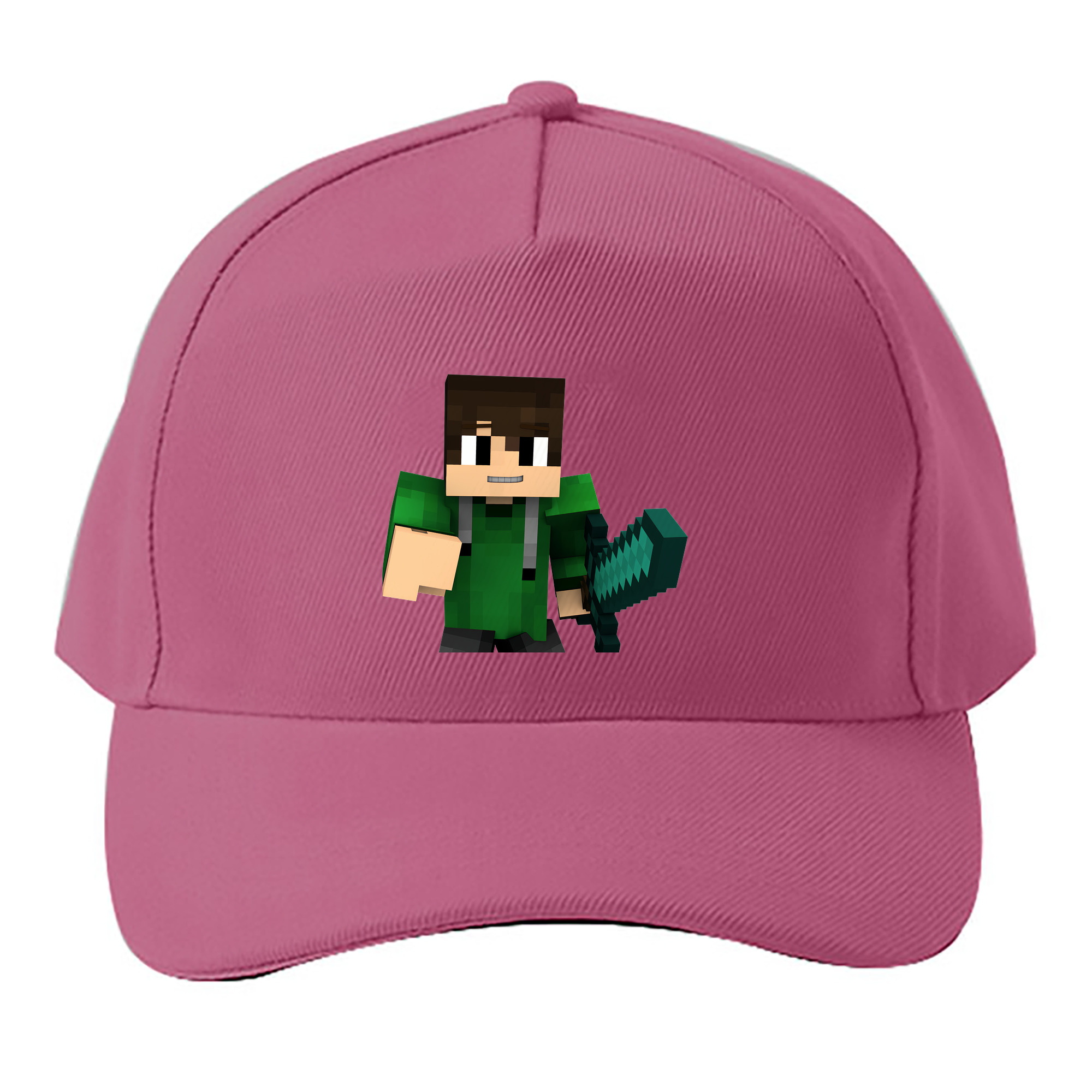 （画像用） マインクラフト ブロックの世界 Minecraft MC Block world ベースボールキャップ 綿100％ 男女兼用 帽子 スポーツ
